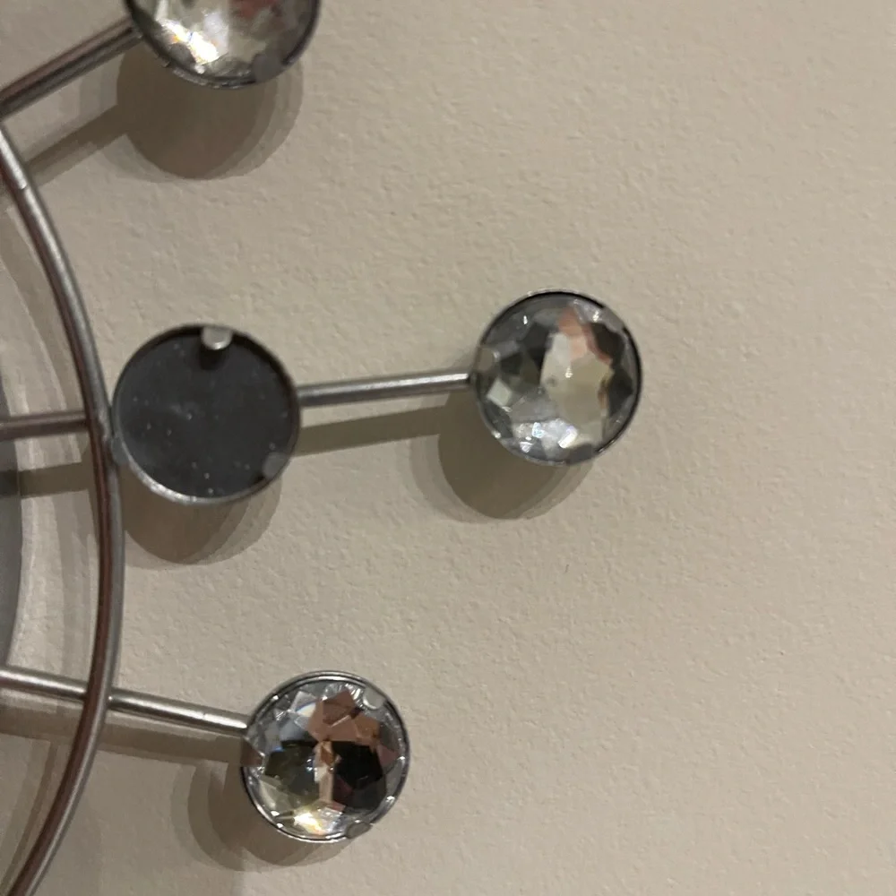 Gem Mirrors Size 10x10 Color Silver